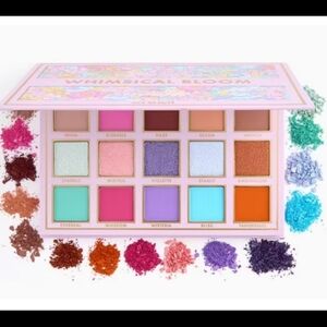 New Ace Beaute Whimsical Bloom Eyeshadow Palette - Pink, Purple, Orange Hues